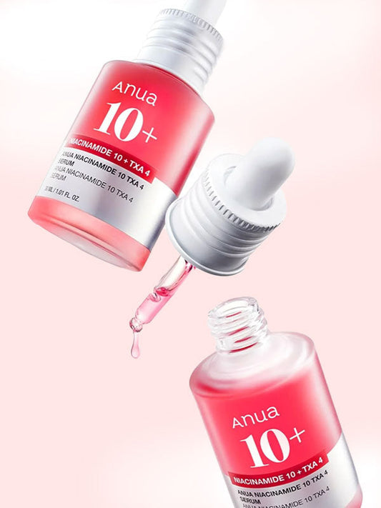 Anua Niacinamide 10% + TXA 4% Serum ~ “Brightens, evens skin tone, and reduces dark spots.” ✨