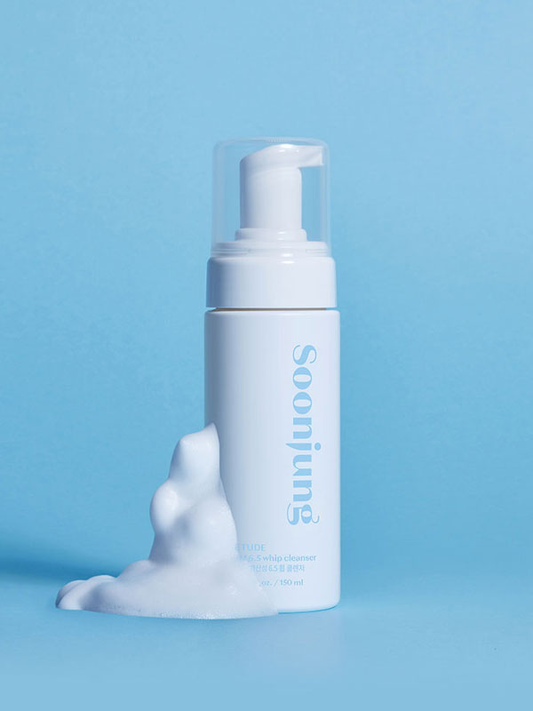 Etude House Soonjung pH 6.5 Whip Cleanser~"Gentle, hydrating foam that cleanses without stripping"
