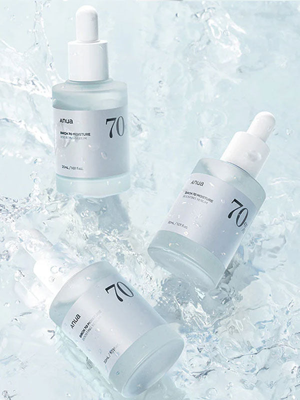 Anua Birch Moisture Boosting Serum ~ “Hydrates deeply and restores skin’s moisture balance.” 💧