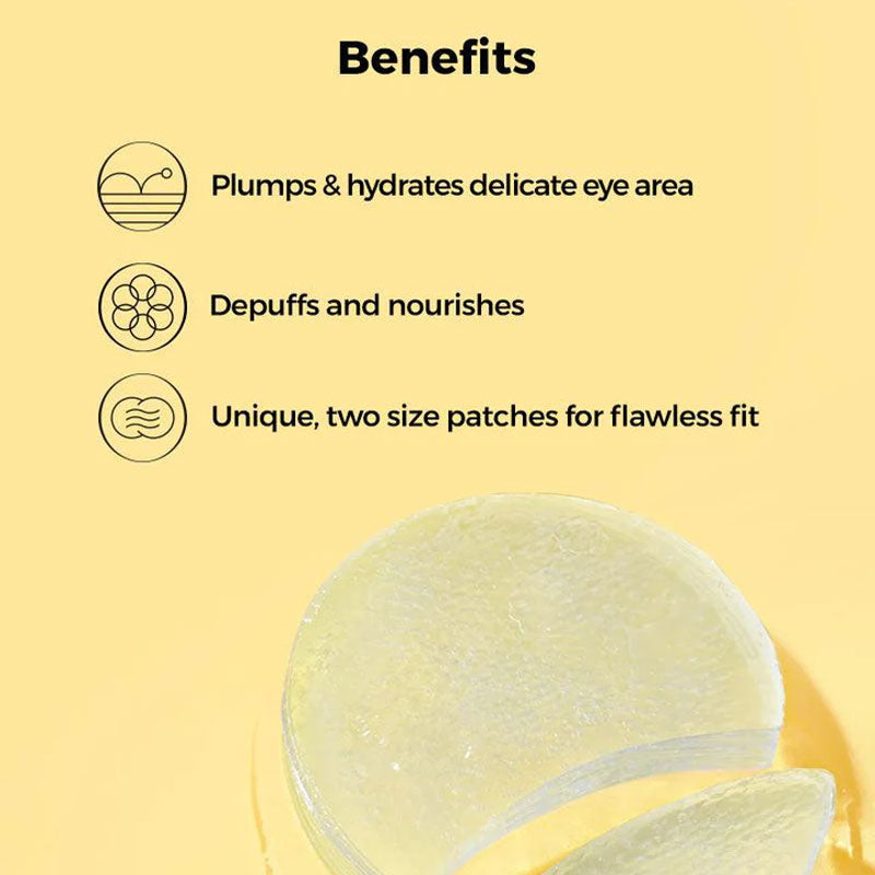 COSRX Advanced Snail Hydrogel Eye Patch~ Deeply moisturizes, plumps, and refreshes tired eyes.