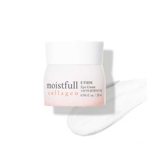 Etude House Moistfull Collagen Eye Cream~ “Bouncy hydration for brighter, firmer eyes.”
