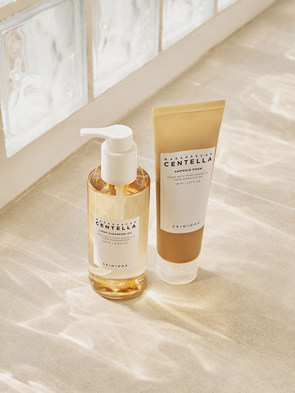 SKIN1004 Madagascar Centella Double Cleansing Duo~"perfect for a thorough two-step cleanse, removing makeup, sunscreen, and impurities"